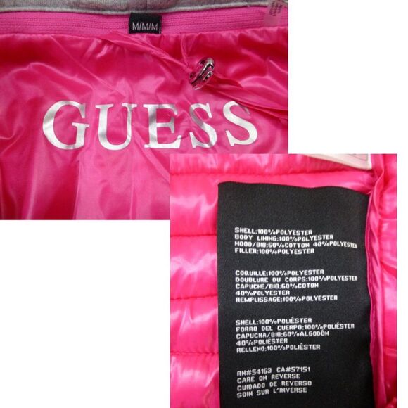 GUESS Packable Hooded and Quilted Puffer Jacket - Picture 8 of 16